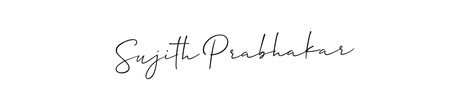 Best and Professional Signature Style for Sujith Prabhakar. Allison_Script Best Signature Style Collection. Sujith Prabhakar signature style 2 images and pictures png