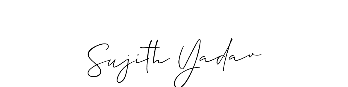 Make a beautiful signature design for name Sujith Yadav. Use this online signature maker to create a handwritten signature for free. Sujith Yadav signature style 2 images and pictures png