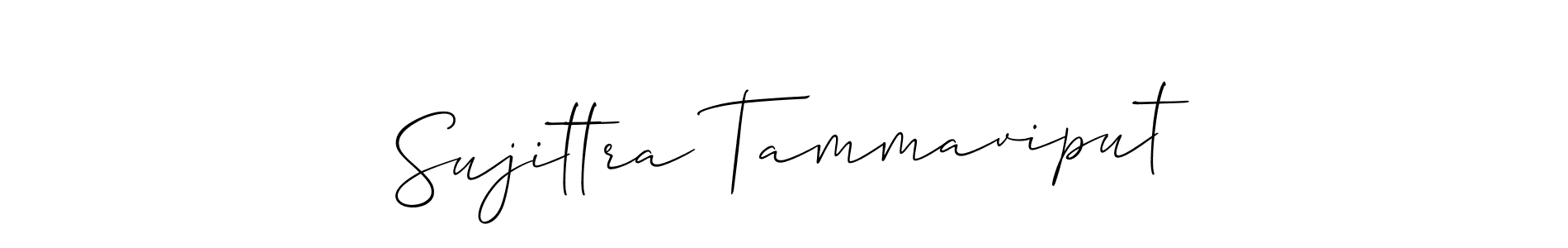 Make a short Sujittra Tammaviput signature style. Manage your documents anywhere anytime using Allison_Script. Create and add eSignatures, submit forms, share and send files easily. Sujittra Tammaviput signature style 2 images and pictures png