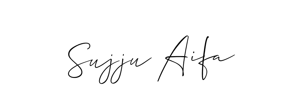 Best and Professional Signature Style for Sujju Aifa. Allison_Script Best Signature Style Collection. Sujju Aifa signature style 2 images and pictures png