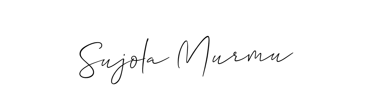 How to make Sujola Murmu signature? Allison_Script is a professional autograph style. Create handwritten signature for Sujola Murmu name. Sujola Murmu signature style 2 images and pictures png