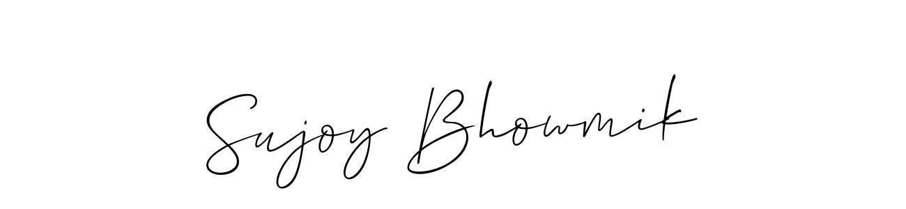 Similarly Allison_Script is the best handwritten signature design. Signature creator online .You can use it as an online autograph creator for name Sujoy Bhowmik. Sujoy Bhowmik signature style 2 images and pictures png