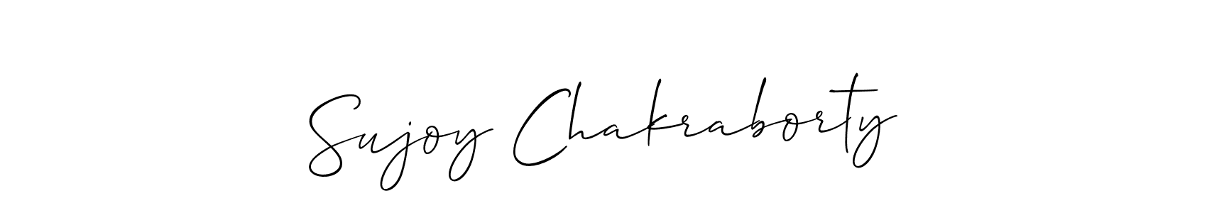 Design your own signature with our free online signature maker. With this signature software, you can create a handwritten (Allison_Script) signature for name Sujoy Chakraborty. Sujoy Chakraborty signature style 2 images and pictures png