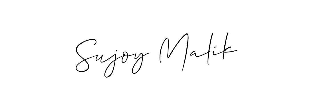 How to Draw Sujoy Malik signature style? Allison_Script is a latest design signature styles for name Sujoy Malik. Sujoy Malik signature style 2 images and pictures png