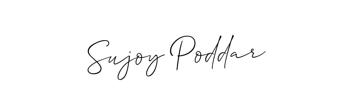 Also we have Sujoy Poddar name is the best signature style. Create professional handwritten signature collection using Allison_Script autograph style. Sujoy Poddar signature style 2 images and pictures png