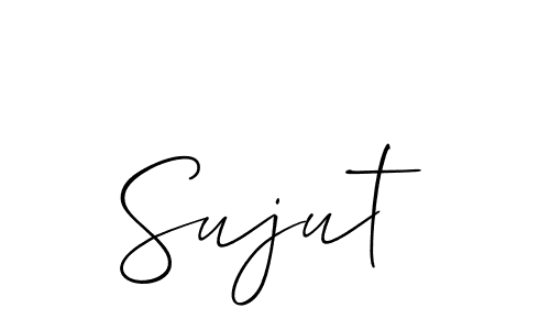 Make a beautiful signature design for name Sujut. Use this online signature maker to create a handwritten signature for free. Sujut signature style 2 images and pictures png
