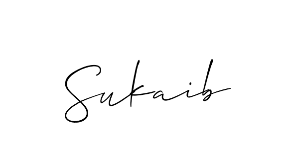 How to make Sukaib name signature. Use Allison_Script style for creating short signs online. This is the latest handwritten sign. Sukaib signature style 2 images and pictures png