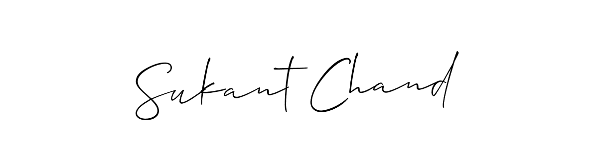 Make a short Sukant Chand signature style. Manage your documents anywhere anytime using Allison_Script. Create and add eSignatures, submit forms, share and send files easily. Sukant Chand signature style 2 images and pictures png