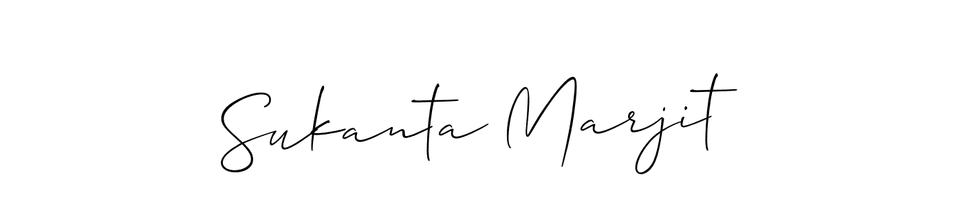 Make a short Sukanta Marjit signature style. Manage your documents anywhere anytime using Allison_Script. Create and add eSignatures, submit forms, share and send files easily. Sukanta Marjit signature style 2 images and pictures png