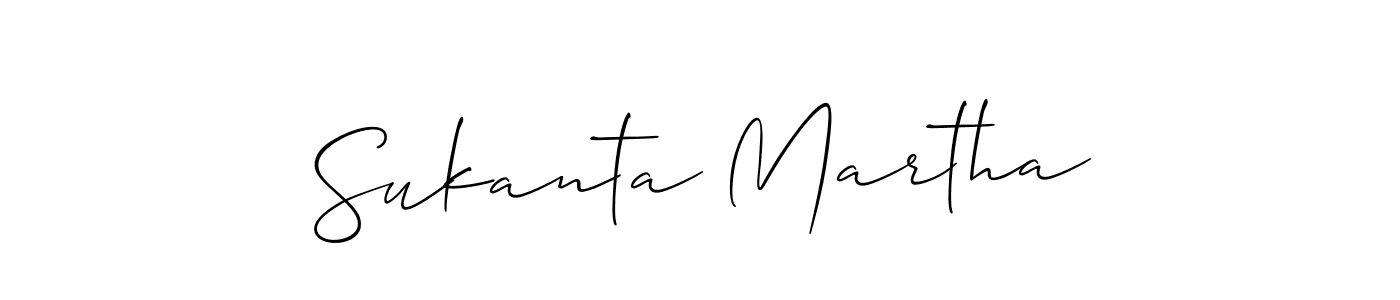 Also You can easily find your signature by using the search form. We will create Sukanta Martha name handwritten signature images for you free of cost using Allison_Script sign style. Sukanta Martha signature style 2 images and pictures png
