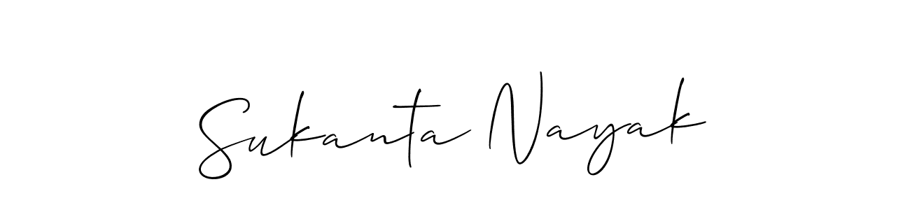 Also You can easily find your signature by using the search form. We will create Sukanta Nayak name handwritten signature images for you free of cost using Allison_Script sign style. Sukanta Nayak signature style 2 images and pictures png