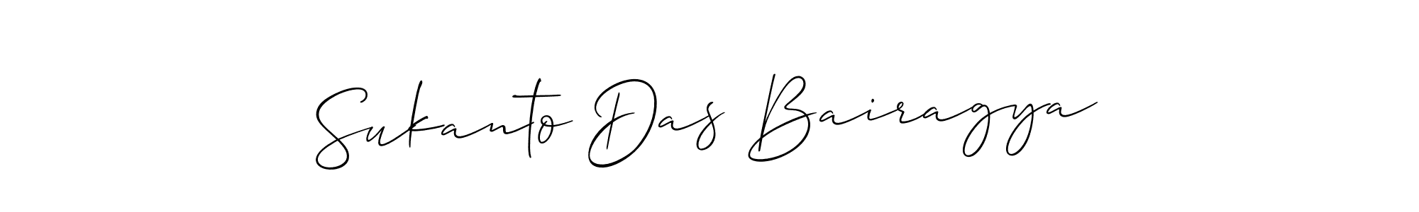 Also we have Sukanto Das Bairagya name is the best signature style. Create professional handwritten signature collection using Allison_Script autograph style. Sukanto Das Bairagya signature style 2 images and pictures png