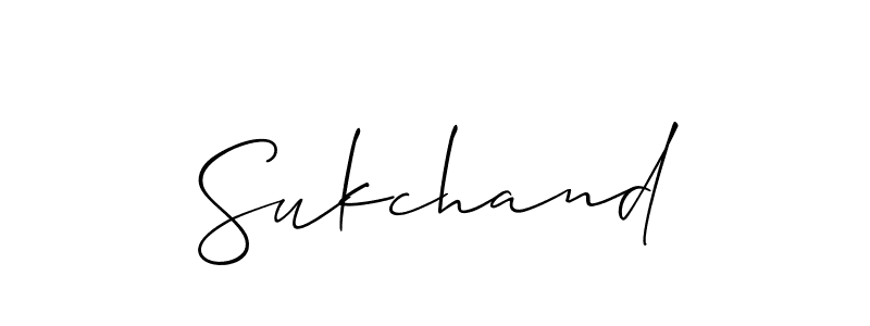 if you are searching for the best signature style for your name Sukchand. so please give up your signature search. here we have designed multiple signature styles  using Allison_Script. Sukchand signature style 2 images and pictures png