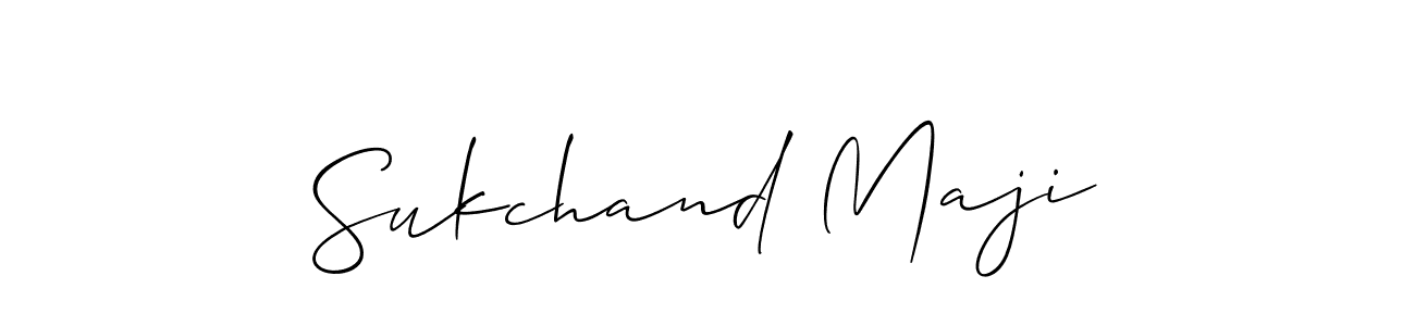 Make a short Sukchand Maji signature style. Manage your documents anywhere anytime using Allison_Script. Create and add eSignatures, submit forms, share and send files easily. Sukchand Maji signature style 2 images and pictures png