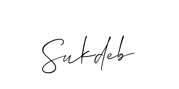 Once you've used our free online signature maker to create your best signature Allison_Script style, it's time to enjoy all of the benefits that Sukdeb name signing documents. Sukdeb signature style 2 images and pictures png