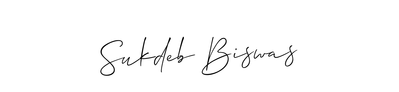 It looks lik you need a new signature style for name Sukdeb Biswas. Design unique handwritten (Allison_Script) signature with our free signature maker in just a few clicks. Sukdeb Biswas signature style 2 images and pictures png