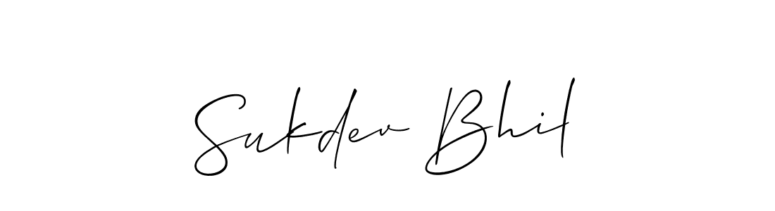 The best way (Allison_Script) to make a short signature is to pick only two or three words in your name. The name Sukdev Bhil include a total of six letters. For converting this name. Sukdev Bhil signature style 2 images and pictures png