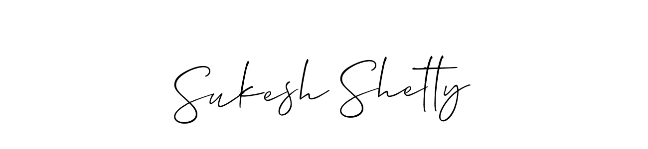 You should practise on your own different ways (Allison_Script) to write your name (Sukesh Shetty) in signature. don't let someone else do it for you. Sukesh Shetty signature style 2 images and pictures png