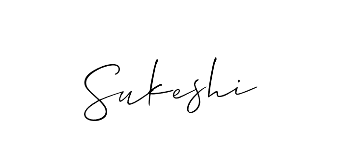 Best and Professional Signature Style for Sukeshi. Allison_Script Best Signature Style Collection. Sukeshi signature style 2 images and pictures png