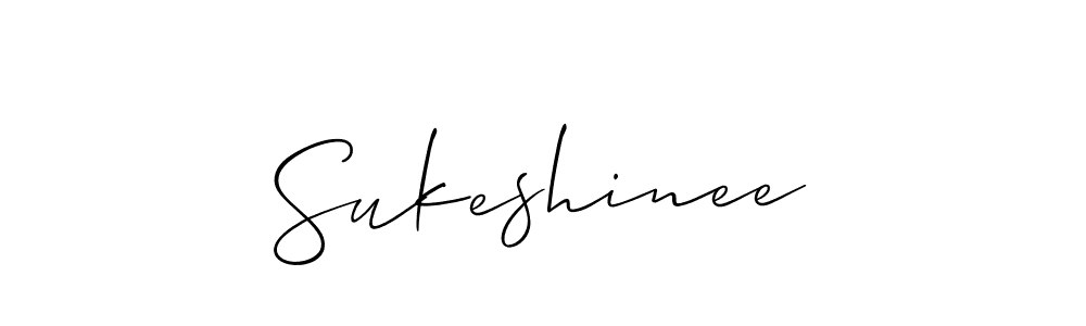 Sukeshinee stylish signature style. Best Handwritten Sign (Allison_Script) for my name. Handwritten Signature Collection Ideas for my name Sukeshinee. Sukeshinee signature style 2 images and pictures png