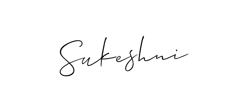 This is the best signature style for the Sukeshni name. Also you like these signature font (Allison_Script). Mix name signature. Sukeshni signature style 2 images and pictures png