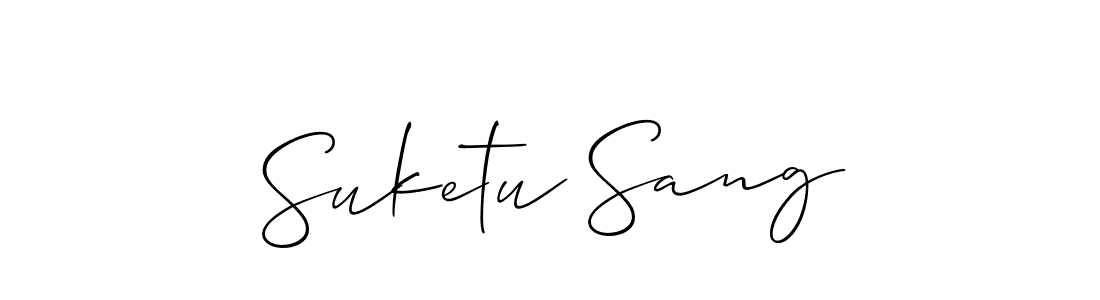 Similarly Allison_Script is the best handwritten signature design. Signature creator online .You can use it as an online autograph creator for name Suketu Sang. Suketu Sang signature style 2 images and pictures png