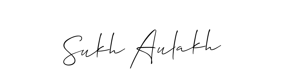 if you are searching for the best signature style for your name Sukh Aulakh. so please give up your signature search. here we have designed multiple signature styles  using Allison_Script. Sukh Aulakh signature style 2 images and pictures png