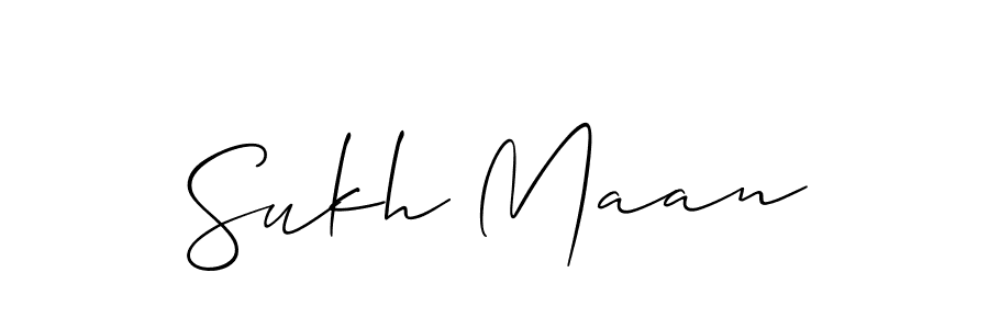 See photos of Sukh Maan official signature by Spectra . Check more albums & portfolios. Read reviews & check more about Allison_Script font. Sukh Maan signature style 2 images and pictures png