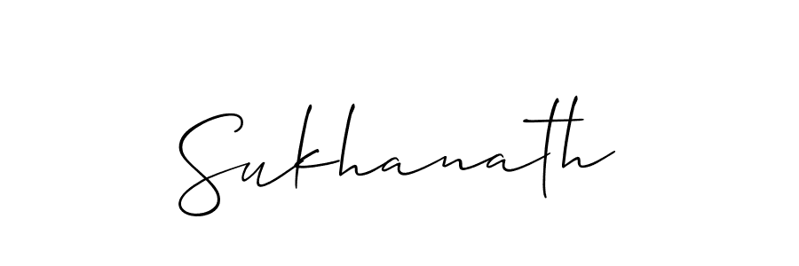 Make a short Sukhanath signature style. Manage your documents anywhere anytime using Allison_Script. Create and add eSignatures, submit forms, share and send files easily. Sukhanath signature style 2 images and pictures png