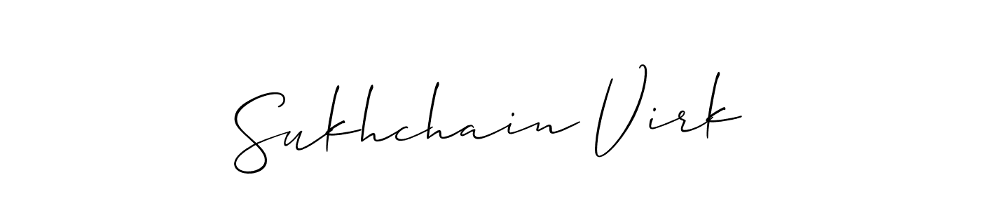 You can use this online signature creator to create a handwritten signature for the name Sukhchain Virk. This is the best online autograph maker. Sukhchain Virk signature style 2 images and pictures png