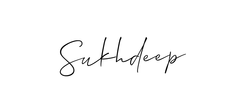 How to Draw Sukhdeep signature style? Allison_Script is a latest design signature styles for name Sukhdeep. Sukhdeep signature style 2 images and pictures png