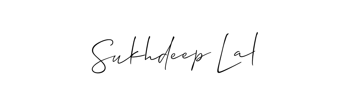 It looks lik you need a new signature style for name Sukhdeep Lal. Design unique handwritten (Allison_Script) signature with our free signature maker in just a few clicks. Sukhdeep Lal signature style 2 images and pictures png