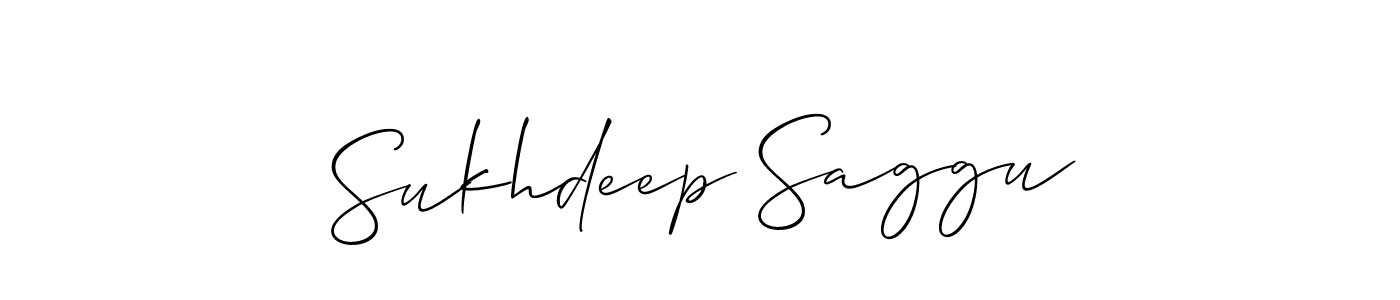 Make a beautiful signature design for name Sukhdeep Saggu. Use this online signature maker to create a handwritten signature for free. Sukhdeep Saggu signature style 2 images and pictures png