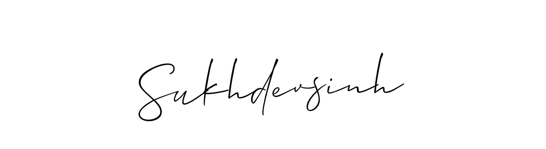 Allison_Script is a professional signature style that is perfect for those who want to add a touch of class to their signature. It is also a great choice for those who want to make their signature more unique. Get Sukhdevsinh name to fancy signature for free. Sukhdevsinh signature style 2 images and pictures png