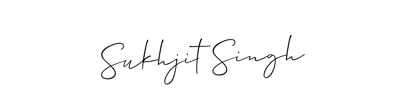You should practise on your own different ways (Allison_Script) to write your name (Sukhjit Singh) in signature. don't let someone else do it for you. Sukhjit Singh signature style 2 images and pictures png