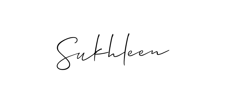 Once you've used our free online signature maker to create your best signature Allison_Script style, it's time to enjoy all of the benefits that Sukhleen name signing documents. Sukhleen signature style 2 images and pictures png