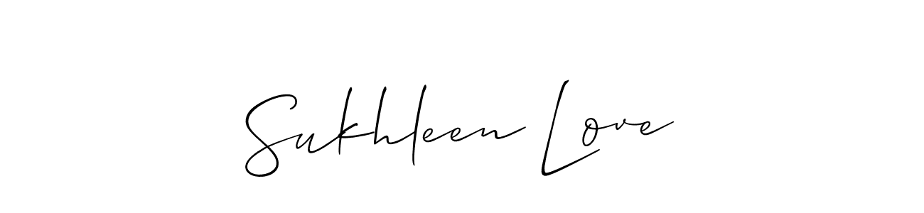 Also You can easily find your signature by using the search form. We will create Sukhleen Love name handwritten signature images for you free of cost using Allison_Script sign style. Sukhleen Love signature style 2 images and pictures png