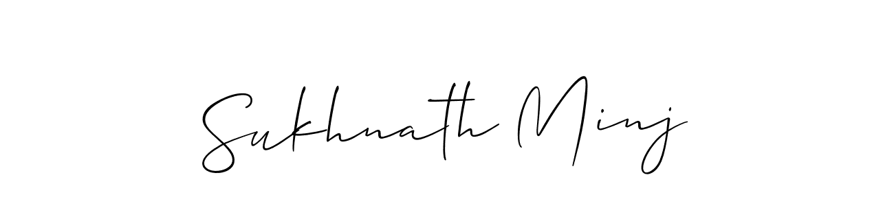 Make a beautiful signature design for name Sukhnath Minj. Use this online signature maker to create a handwritten signature for free. Sukhnath Minj signature style 2 images and pictures png