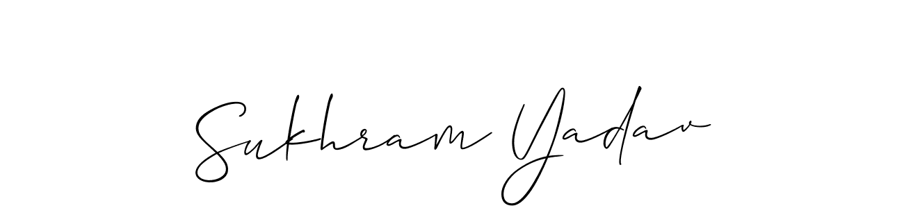 Best and Professional Signature Style for Sukhram Yadav. Allison_Script Best Signature Style Collection. Sukhram Yadav signature style 2 images and pictures png