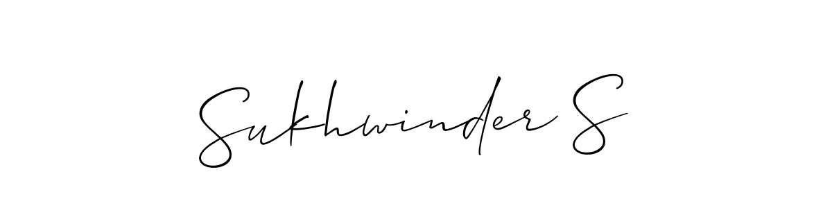 This is the best signature style for the Sukhwinder S name. Also you like these signature font (Allison_Script). Mix name signature. Sukhwinder S signature style 2 images and pictures png