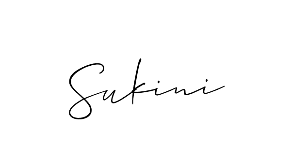 Make a short Sukini signature style. Manage your documents anywhere anytime using Allison_Script. Create and add eSignatures, submit forms, share and send files easily. Sukini signature style 2 images and pictures png