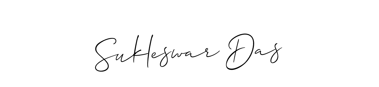 You should practise on your own different ways (Allison_Script) to write your name (Sukleswar Das) in signature. don't let someone else do it for you. Sukleswar Das signature style 2 images and pictures png