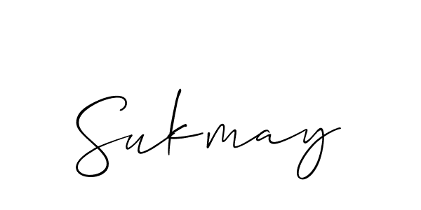 Also You can easily find your signature by using the search form. We will create Sukmay name handwritten signature images for you free of cost using Allison_Script sign style. Sukmay signature style 2 images and pictures png