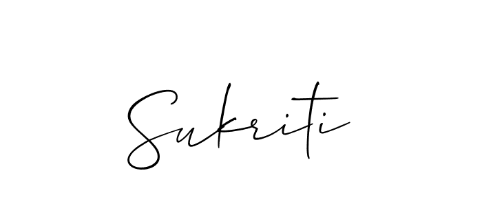 How to Draw Sukriti signature style? Allison_Script is a latest design signature styles for name Sukriti. Sukriti signature style 2 images and pictures png