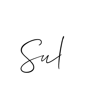 Make a beautiful signature design for name Sul. Use this online signature maker to create a handwritten signature for free. Sul signature style 2 images and pictures png