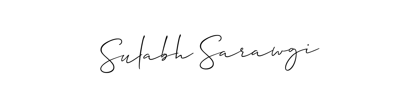 Best and Professional Signature Style for Sulabh Sarawgi. Allison_Script Best Signature Style Collection. Sulabh Sarawgi signature style 2 images and pictures png