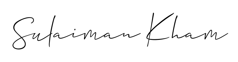 Check out images of Autograph of Sulaiman Kham name. Actor Sulaiman Kham Signature Style. Allison_Script is a professional sign style online. Sulaiman Kham signature style 2 images and pictures png