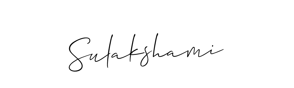 Make a beautiful signature design for name Sulakshami. With this signature (Allison_Script) style, you can create a handwritten signature for free. Sulakshami signature style 2 images and pictures png