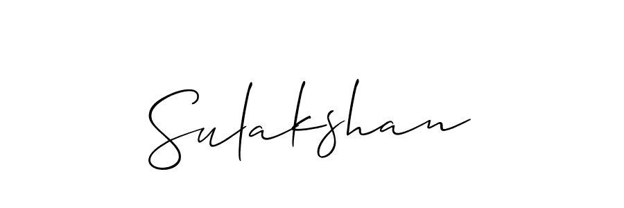 Sulakshan stylish signature style. Best Handwritten Sign (Allison_Script) for my name. Handwritten Signature Collection Ideas for my name Sulakshan. Sulakshan signature style 2 images and pictures png