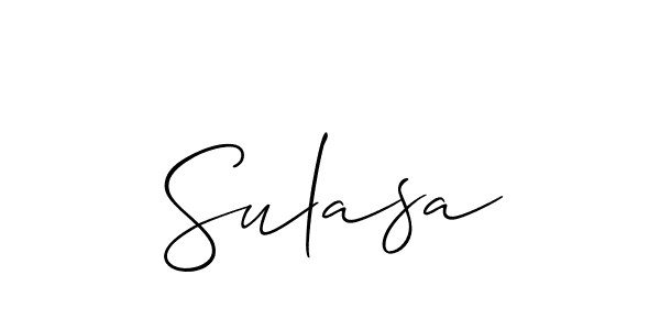 Once you've used our free online signature maker to create your best signature Allison_Script style, it's time to enjoy all of the benefits that Sulasa name signing documents. Sulasa signature style 2 images and pictures png